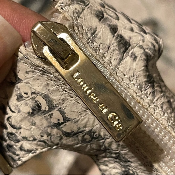 LOUISE ET CIE Gordon High Heel Python Sandal - Picture 5 of 6